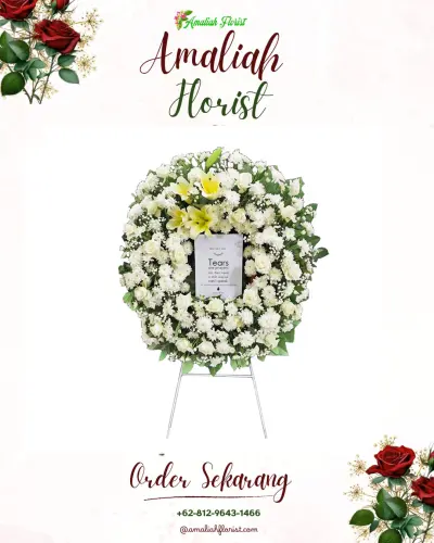 Krans Bunga Duka Cita panimbangjaya